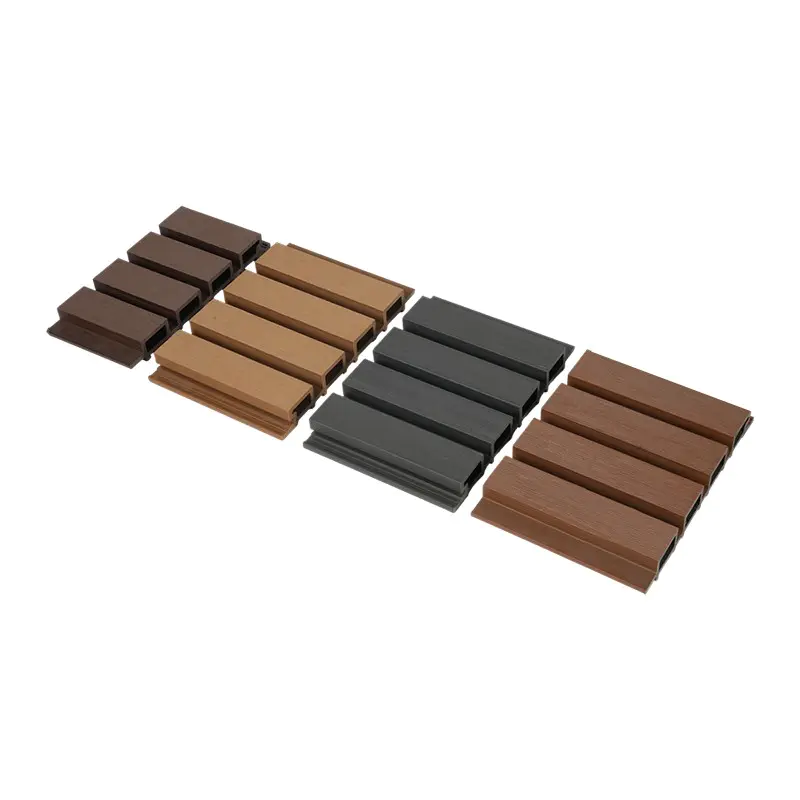 219 × 26mm Dış Mekan Anti-UV Birlikte Ekstrüzyonlu WPC Duvar Paneli