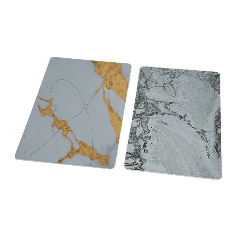 Sahte Mermer UV Kaplamalı PVC Panel Neme Dayanıklı İç Cephe Kaplama